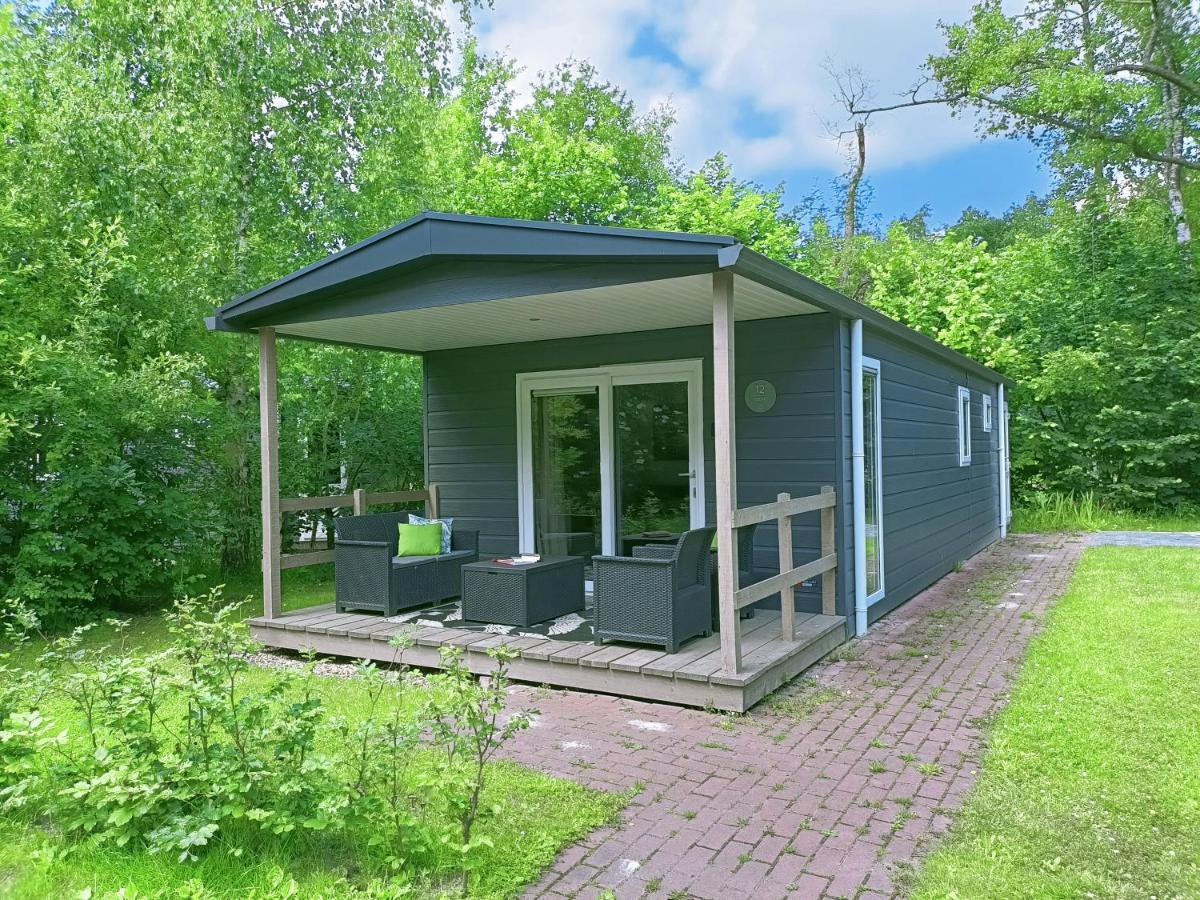 4P Chalet Tolve Met 4 Fietsen Vlakbij Natuurgebieden Drents Friese Wold, Fochteloerveen En Gevangenisdorp Veenhuizen Oosterwolde  エクステリア 写真